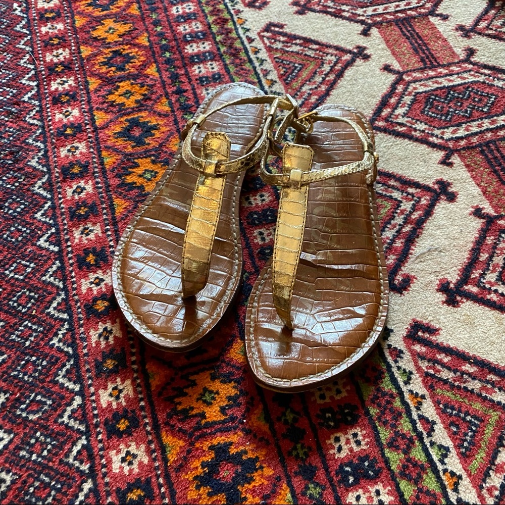 Sam Edelman Gigi Sandals in Gold